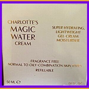 Charlotte Tilbury ~ Charlotte’s Magic Water Cream ~ Refillable 50mL / 1.6 Fl Oz